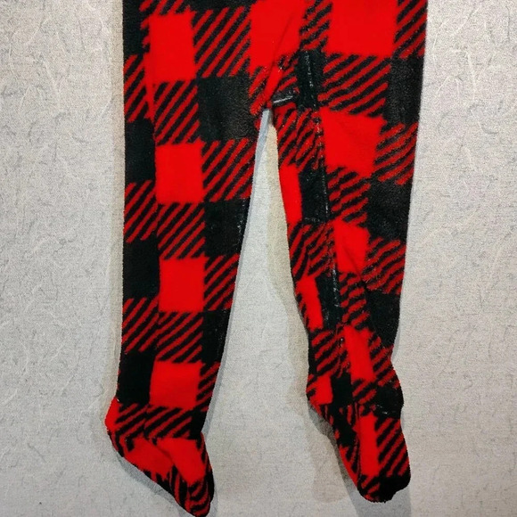 Baby Mode Red & Black Checkered Sleeper NWOT in Size 24  mo. - Picture 6 of 9
